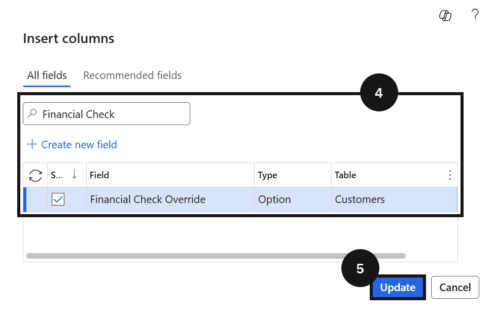 Clear Financial Check Overrides — the list filtered to show only students with an active override checkbox