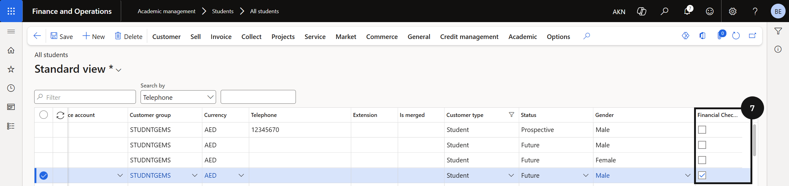 Clear Financial Check Overrides — the Excel export with override values being cleared for bulk reimport