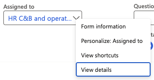 The right-click menu button showing how to view the checklist owners information