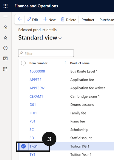 Enable Pro Rata Adjustments — Leaving Students — the Released products Sell section with the Pro rata field set to a non-None value