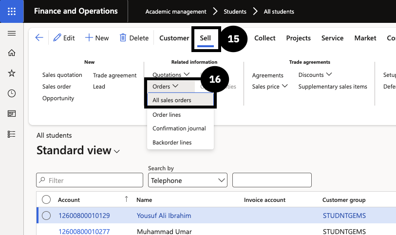 Generate Flat Fee for Book Sales — the Confirm sales order dialog with Print confirmation and Use print management destination enabled