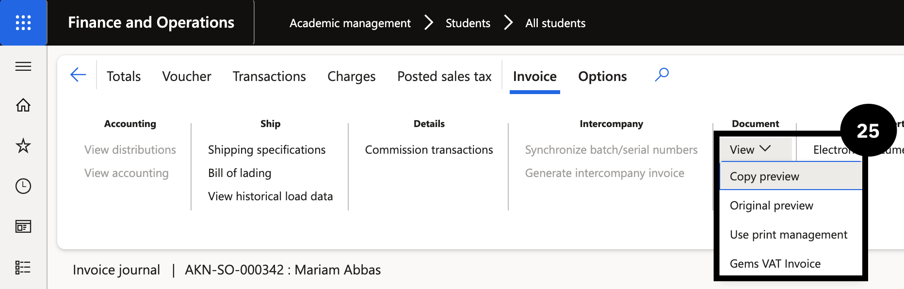 Post Fee Invoices 10