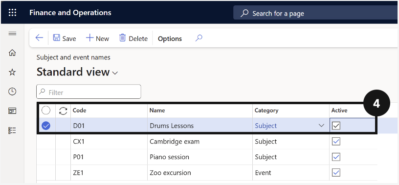 Subject And Event Name Setup Creation 1